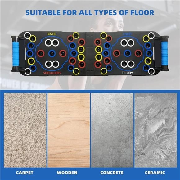 Home Workout Equipment Push Up Board, Gome Fitness Device - Picture 4 of 7